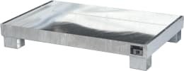 Produktbild: BAUER® SÜDLOHN Auffangwanne AW 60-3 v Auffangvolumen max. 84 l, ohne Gitterrost, verzinkt