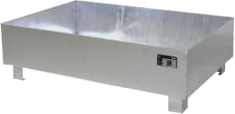 Produktbild: BAUER® SÜDLOHN Auffangwanne WO 2/200 v, 1.200 x 360 x 800 mm, Auffangvolumen max. 224 l, feuerverzinkt