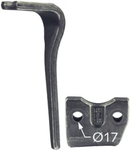 Produktbild: Kreiseleggenzinken 110 x 300 x 16 mm, Bohrung 17 mm, für Kreiselegge Kuhn