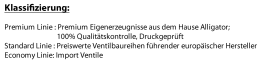 Technische Zeichnung: Tip Top Metallventil Premium Linie, Lange Mutter mit Kunststoffscheibe, Höchstdruck 14 bar