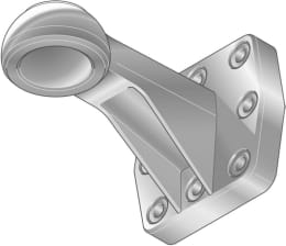 Produktbild: Rockinger Kalotte ROE59353/ROE59344 mit Flansch, zur Verbindung mit Kupplungskugel Ø 80 mm