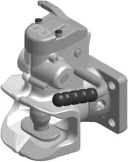 Produktbild: Rockinger Zugmaul RO855B, automatisch mit Fernbedienung und Flansch, Ø Bolzen 30,6 mm