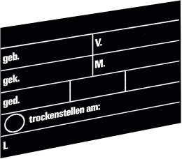 Detailbild: KERBL Stalltafel 400 x 300 mm, Kunststoff, schwarz, 291