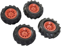 Produktbild: Rolly Toys® Luftbereifung 2 x Rad 260 x 95, 2 x Rad 325 x 110 für Trettraktor Fendt 211 Vario