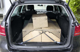Lifestyle: KERBL Gepäcknetz 120 x 100 cm, Maschenweite 25 x 25 mm, für Kofferraum