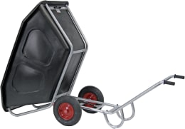 Produktbild: Growi® Schubkarre Compactkarre Mulde 500 l, PE (Polyethylen) kippbar