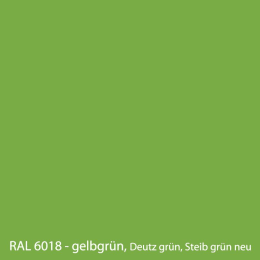 Produktbild: Mipa Lack in gelbgrün RAL 6018