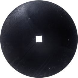 Produktbild: Eggenscheibe 510 x 6 mm, ZB Vierkant, 41 x 41 mm, gewölbt, glatt