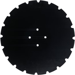 Produktbild: Eggenscheibe 443 x 5 mm, LK 98 mm, gewölbt, gezahnt, für Rabe Scheibenegge Fieldbird, Sämaschine MegaSeed