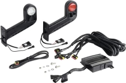 Produktbild: Herth + Buss LED-Positionsleuchtensatz BDS-2 links/rechts, 204 x 194 x 57 mm, 12 – 24 V