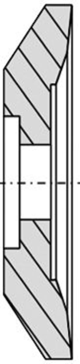 Technische Zeichnung: Industriehof® Außenflansch 154 x 75 x 18,5 mm für Lagerung für Vierkantwelle 40 x 40 mm
