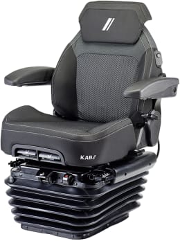 Produktbild: KAB Traktorsitz Sciox Super, kurze Rückenlehne, Stoff grau/schwarz