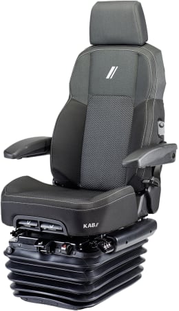 Produktbild: KAB Traktorsitz Sciox Super High, lange Rückenlehne, Stoff grau/schwarz