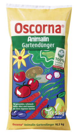 Produktbild: Oscorna® Animalin Gartendünger organischer NPK-Dünger (7+4+0.5) 10,5 kg Sack Pulver