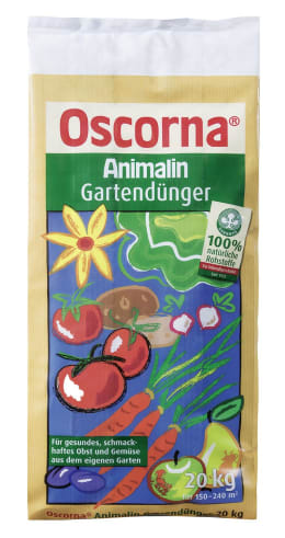 Produktbild: Oscorna® Animalin Gartendünger organischer NPK-Dünger (7+4+0.5) 20 kg Sack Pulver
