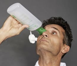 Produktbild: Ekastu Augenspülflasche Eco mit Trichter, FD 600 ml