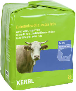 Produktbild: KERBL Euterholzwolle 12 kg für Euterreinigung und -stimulation