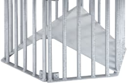 Produktbild: Growi® Heuraufe 73,7 x 78,2 x 150 cm, für Paddock, Pferde, loses Heu