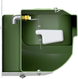 Produktbild: KERBL Weidetränke S60 58 l, für Weidefass, Rohrmontage, Wandmontage