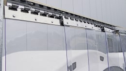 Lifestyle: KERBL Pendelleiste für Streifenvorhang PVC, inkl. Schrauben und Muttern