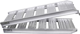 Produktbild: TRAILER POOL Verladeschiene 1.800 x 250/295 mm, 1 St. klappbar, einhängbar, mit Rand, Aluminium