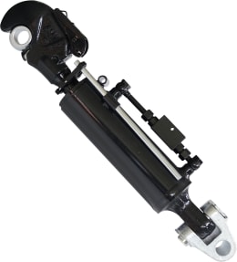 Produktbild: Hydraulischer Oberlenker Kat. 3/3 (32 mm), Länge 600 – 765 mm, mit Fanghaken und Gabelgelenk