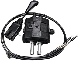Produktbild: Einhebelsteuerventil dw/dw, 100 l/min, Einhebelsteuerung mit 2 Seilzügen 2.000mm