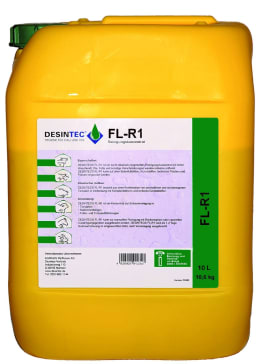 Produktbild: DESINTEC FL-R1 alkalisches Reinigungskonzentrat im 10-Liter-Kanister
