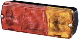 Produktbild: Hella® Schlussleuchte links/rechts 201 x 76 x 71 mm, Schluss-, Brems-, Blinklicht