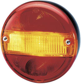 Produktbild: Hella® Schlussleuchte links/rechts Ø 140 mm, Schluss-, Brems-, Blinklicht