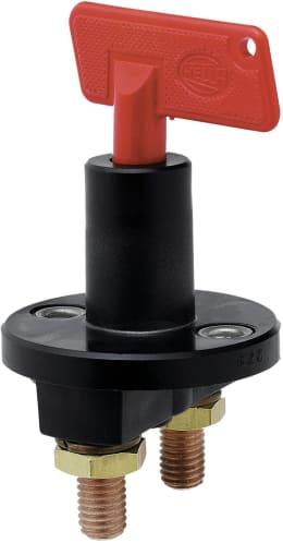 Produktbild: Hella® Batterietrennschalter 12 V, Drehbetätigung, 2 x Gewinde M 10 x 1,5