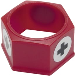 Produktbild: Kennzeichnungskappe SW 27, rot +