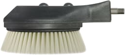 Produktbild: Waschbürste Ø 160 mm rotierend ohne Gelenk, 1/4 AG, Borstenbesatz Perlon, weiß