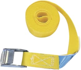 Produktbild: KERBL Zurrgurt 3 m x 25 mm, 1-teilig, Klemmschloss, gelb, 2 St.