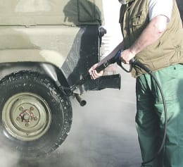 Lifestyle: Strahlrohr ST-85 Push & Pull, Edelstahl, Düsenschutz AG, Handverschraubung M 22 IG