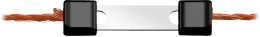 Produktbild: Ako Litzenverbinder Litzclip® gerade Stahl (rostfrei) 10 St.