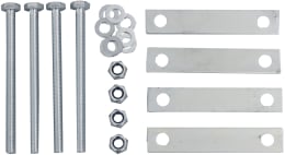 Set: ALUTEC Befestigungssatz für Deichselbox
