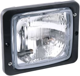 Produktbild: Hella® Hauptscheinwerfer links/rechts, Halogen H4, T4W, 12 V, 24 V, 173 x 144 x 99 mm, quadratisch