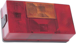 Produktbild: Hella® Schlussleuchte links/rechts 210 x 108 x 66 mm, Schluss-, Brems-, Blink-, Nebellicht, waagerecht