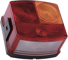 Produktbild: Hella® Schlussleuchte rechts 95 x 90 x 54,5 mm, Schluss-, Brems-, Blink-, Kennzeichenlicht, 2SE 002 776-221