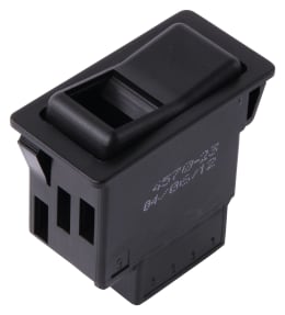 Produktbild: Hella® Wippschalter 12 V, 24 V, einstufig, zwei Schaltkreise, 6 Anschlüsse, ohne Komfortfunktion