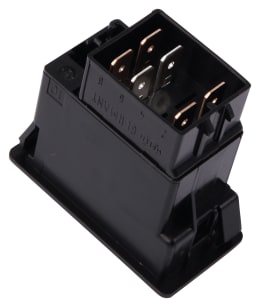 Produktbild: Hella® Wippschalter 12 V, 24 V, einstufig, zwei Schaltkreise, 8 Anschlüsse, mit Auffindbeleuchtung