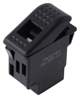 Produktbild: Hella® Wippschalter 12 V, 24 V, einstufig, ein Schaltkreis, 4 Anschlüsse, ohne Komfortfunktion