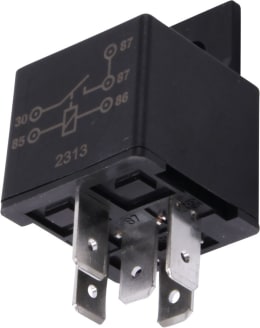 Produktbild: Hella® Relais 12 V, Schließer, mit Halter, 5-polig, Flachsteckanschluss, mit Doppelausgang Nr. 87