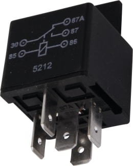 Produktbild: Hella® Relais 12 V, Öffner, Schließer, Wechsler, mit Halter, 5-polig, Flachsteckanschluss