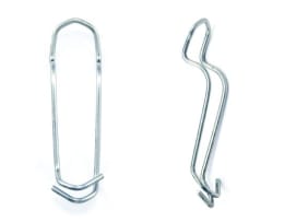 Produktbild: VIGNETINOX® Pflanzstabbinder Livio aus Metall in zwei Ansichten
