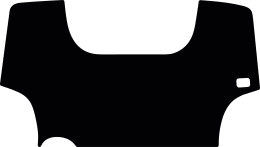 Produktbild: Fußmatte Velours schwarz, für Ford New Holland Traktor TD, ab Bj. 08.12