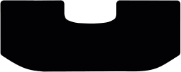 Produktbild: Fußmatte Velours schwarz, für Kramer Teleskoplader KL 30.8 T, ab Bj. 01.18
