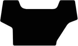 Produktbild: Fußmatte Velours schwarz, für Valtra Traktor A 61, ab Bj. 01.18