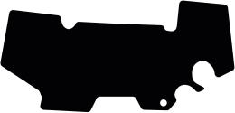 Produktbild: Fußmatte Velours schwarz, für Steyr Traktor 8000, SK II Kabine, Bj. 77 – 96